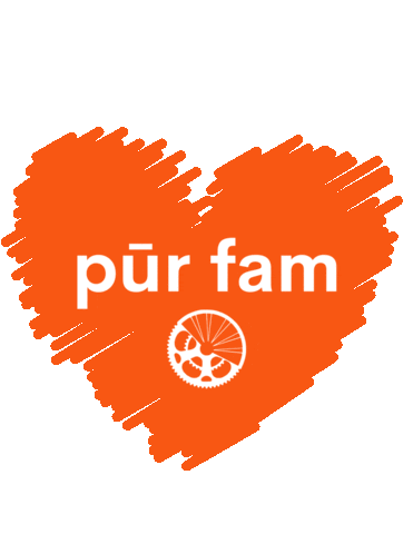 Heart Spinning Sticker by purvelo cycle studios