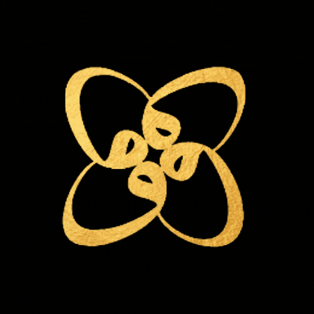 Flower Calligraphy GIF