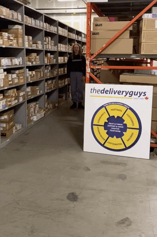 Happy Warehouse GIF by The Delivery Guys