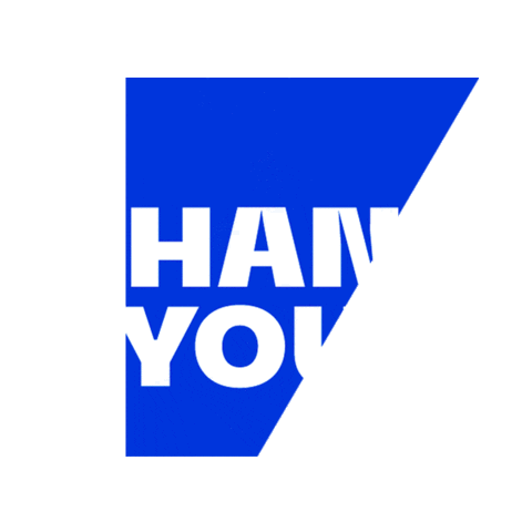 Illustration Thank You Sticker