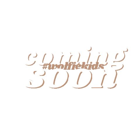 Comingsoon Sticker by Wolfie Kids