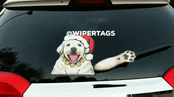 labrador retriever christmas GIF by WiperTags