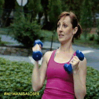 Exercise Characters GIF by My Man Is A Loser Film