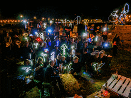 1000lights light lights painting munich GIF