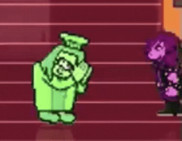 Deltarune Fist Bump GIF
