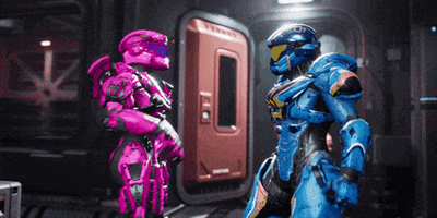 Red Vs Blue Bow GIF by Rooster Teeth