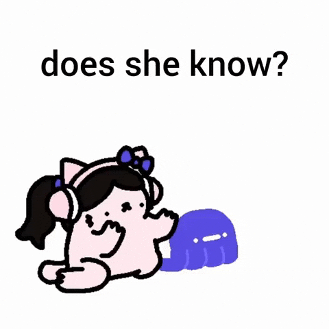 Cat Does She Know GIF