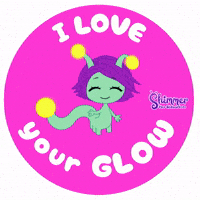 Glowy I love your Glow pink by shimmer the glowwor