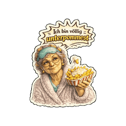 Fries Essen Sticker