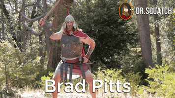 Brad Pitt Troy GIF by DrSquatchSoapCo