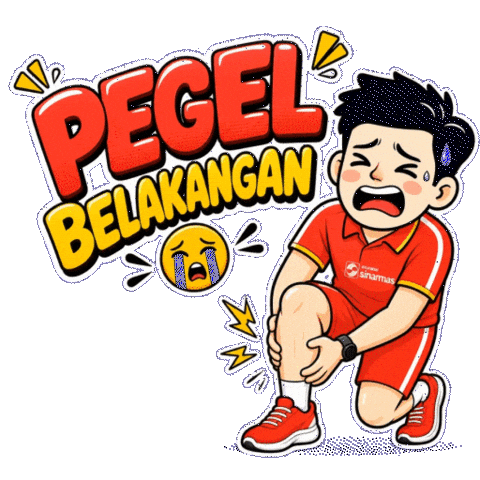 Happy Marathon Sticker by Asuransi Sinar Mas