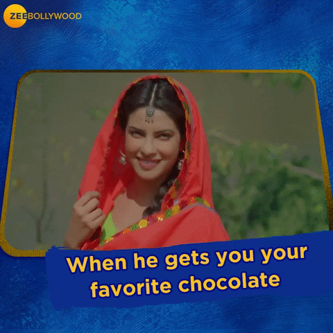 happy chocolate GIF by Zee Bollywood