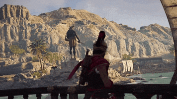 ancient greece statue GIF by Assassin's Creed