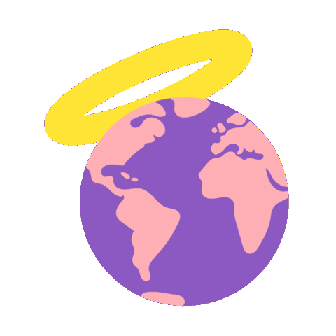 Earth Halo Sticker by Kamino vzw