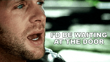 I Will Be Waiting At The Door GIF by Billy Currington