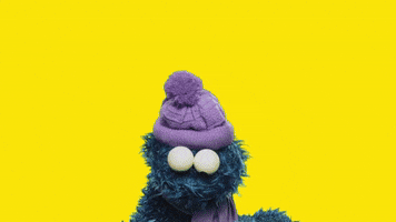 Cookie Monster Christmas GIF by Sesame Street