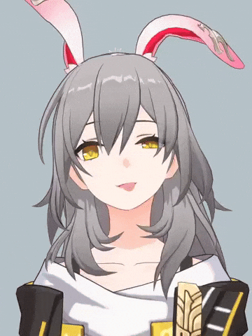 Eva Rabbit Ears GIF