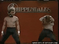 Chris Farley Chippendales Gif