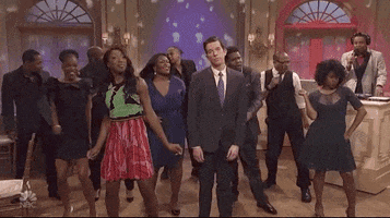john mulaney dancing GIF by Saturday Night Live
