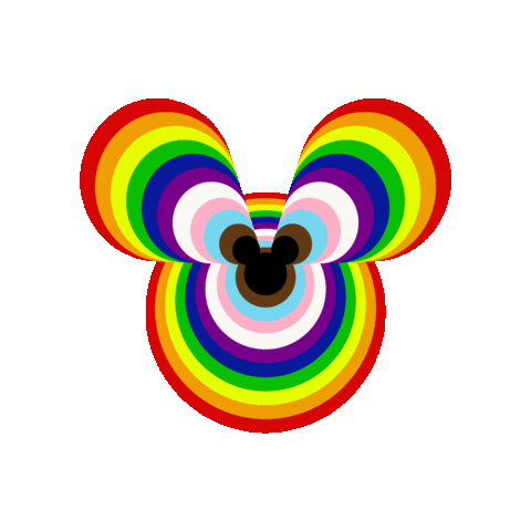 Mickey Mouse Pink Sticker