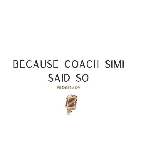Coachsimi Sticker by simiawokoya