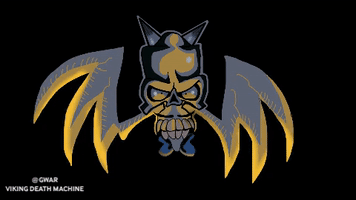 in your face skull GIF by GWAR