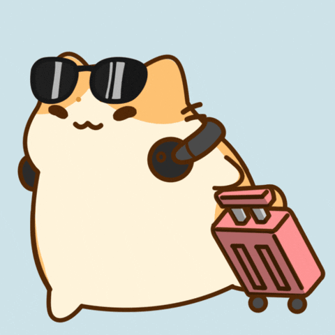 Travel Vacation GIF by Bichi Mao
