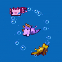 Pixel Swimming GIF by Minecraft