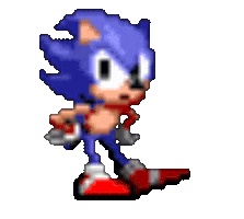 Go Fast Sonic The Hedgehog Sticker by Leroy Patterson