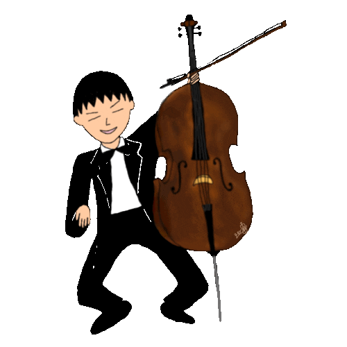 Orchestra Cello Sticker