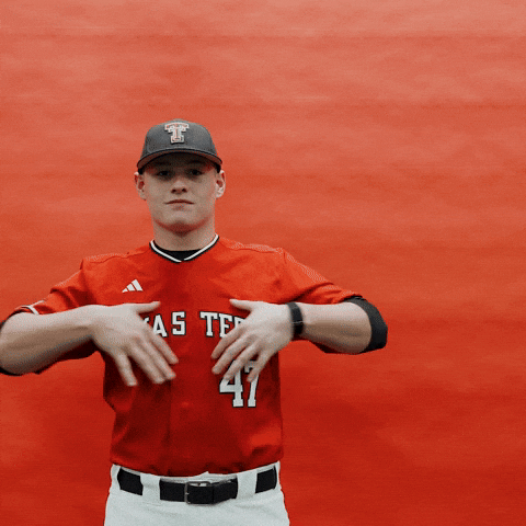 Logan Addison GIF by Texas Tech Baseball