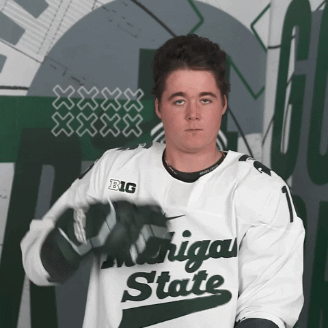 Msu Go Green GIF by Michigan State Athletics