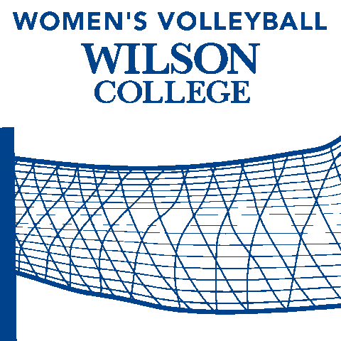 Womens Volleyball Sticker by Wilson College