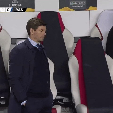 Angry Steven Gerrard GIF by DAZN