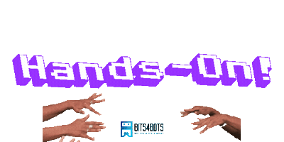 Hands Learn Sticker by Bits4Bots