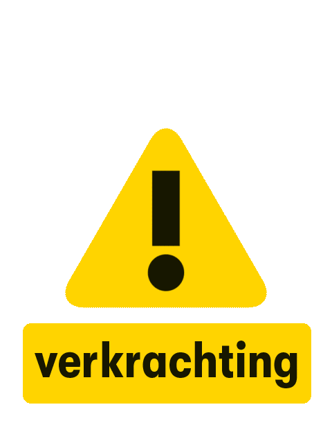 Let Op Sticker by kijkwijzeronline