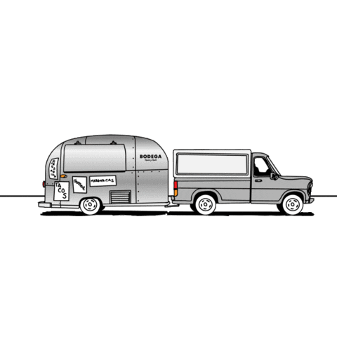 Van Airstream Sticker by Bodega