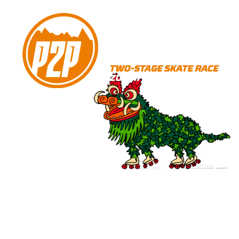 p2pskaterace Sticker