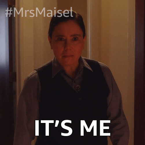 Its Me Prime Video GIF by The Marvelous Mrs. Maisel