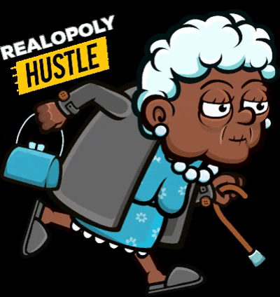Realopoly real estate hustle grandma real estate agent GIF