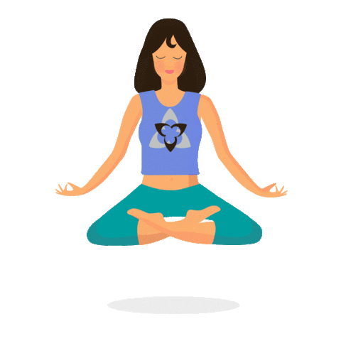 Йога Sticker by Freestyletime