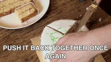 jdjp birthday cake birthday cake cake cutting GIF