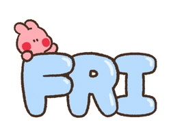 Friday Week Sticker by antomignon