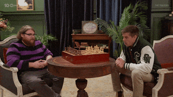 Discussion Chess GIF by The Traitors Australia