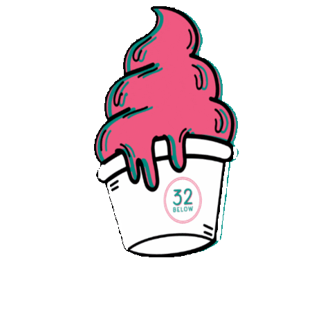 32 Below Froyo Sticker