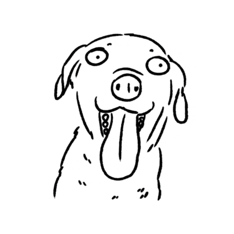 Happy Dog GIF by butpoorlydrawn