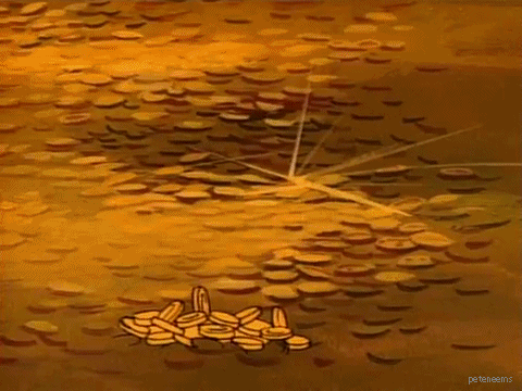 Duck Tales Gold GIF - Find & Share on GIPHY