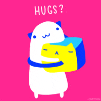 i love you all hug GIF by Cindy Suen