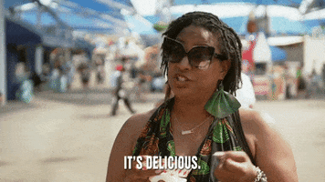 Gangway delicious tasty state fair of texas fried food GIF