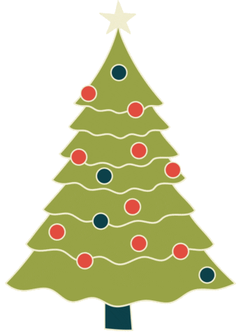 Christmas Tree Sticker by In Good Taste